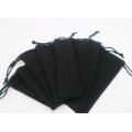 suede drawstring pouch gift bag